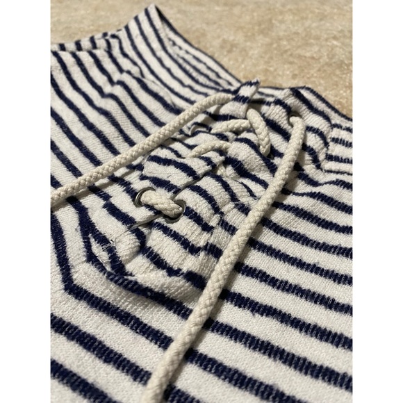 Aerie lounge shorts navy blue stripes S - Picture 4 of 10